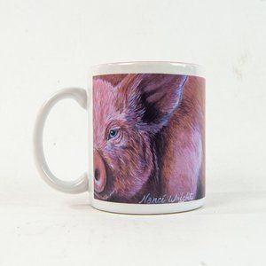 90s Pig Coffee Mug / Funny Pig Mug / Cute Pig Mug